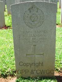 Dar Es Salaam War Cemetery - Sansom, F C